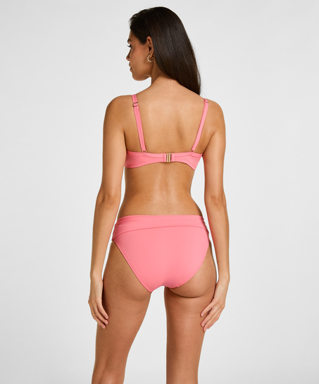 Luxe Non-Padded Underwired Bikini Top, Pink