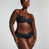 Marine Non-Padded Underwired Bra, Black