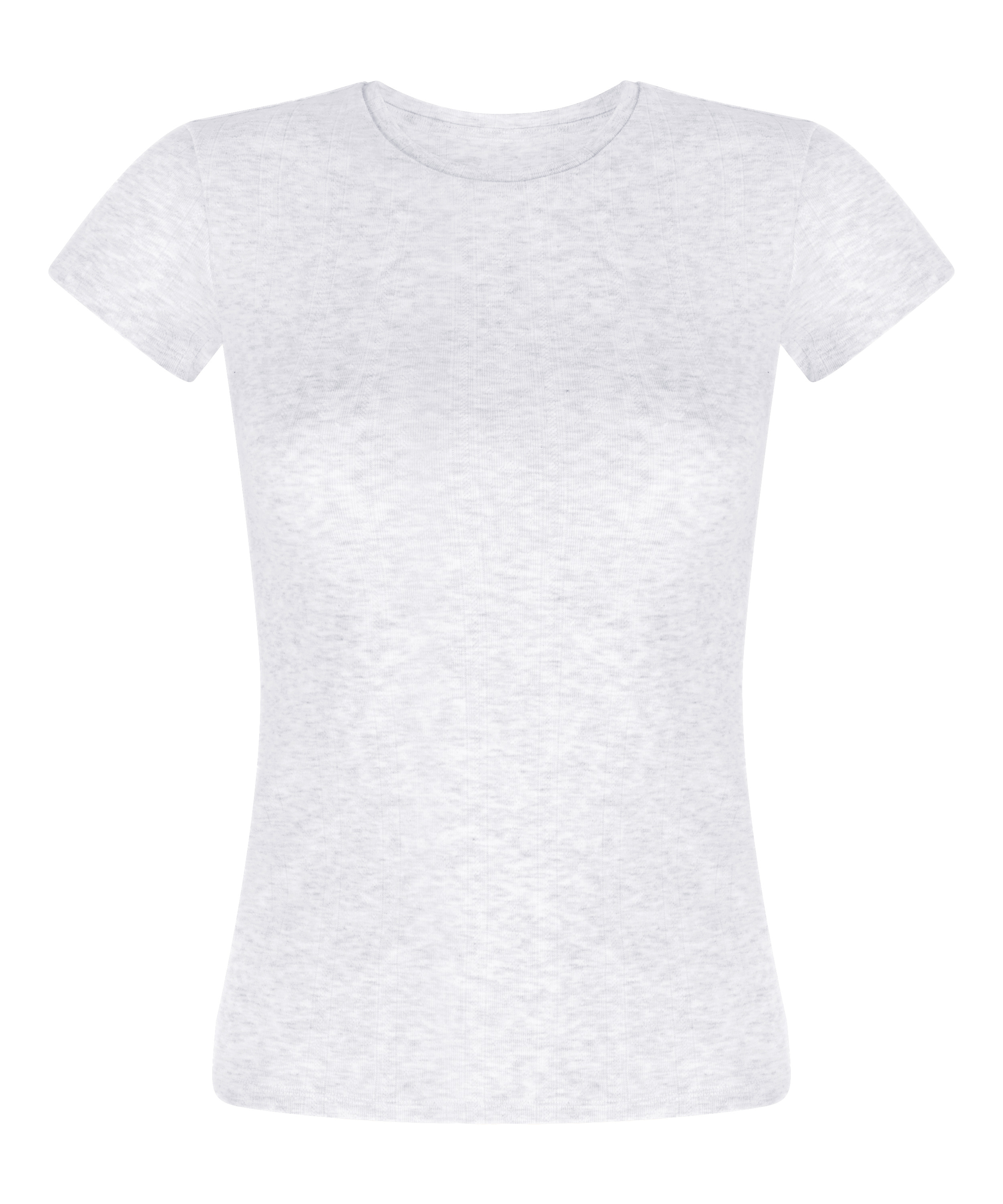 Pointelle Top, Grey, main