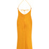 Satin Midi Dress, Orange