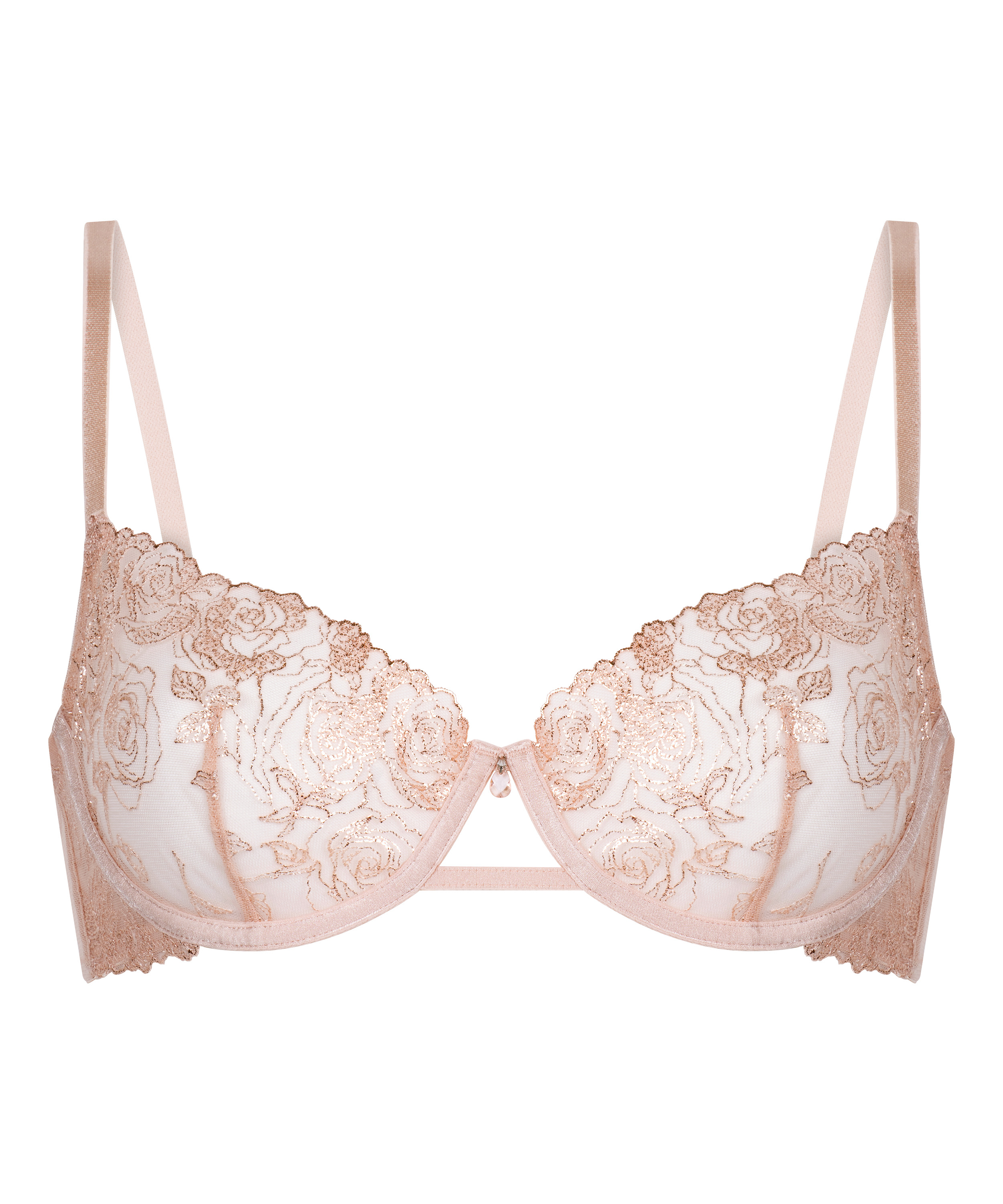 Hollie Non-Padded Underwired Bra, Pink, main