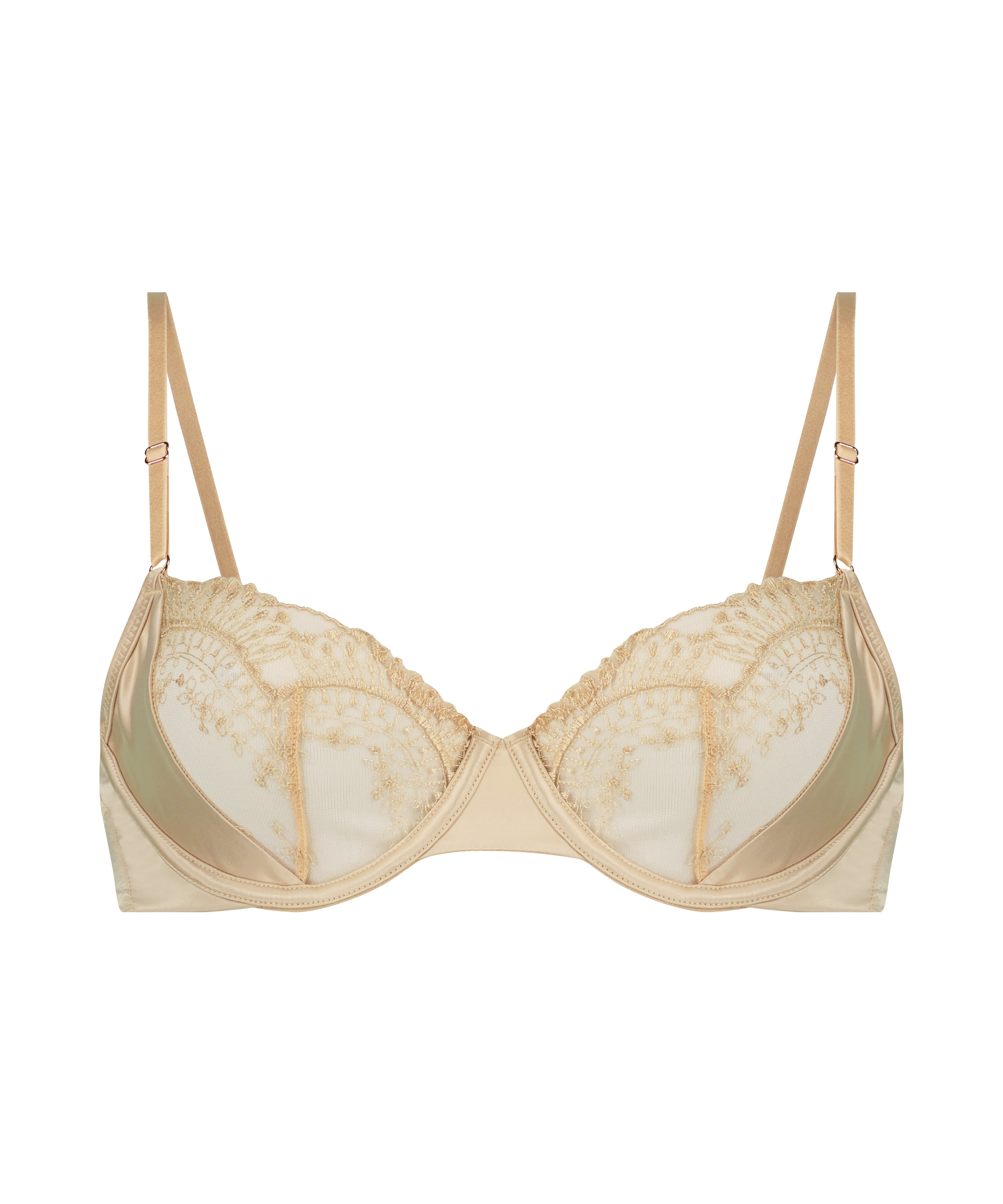 Stella Non-Padded Underwired Bra, Yellow, main