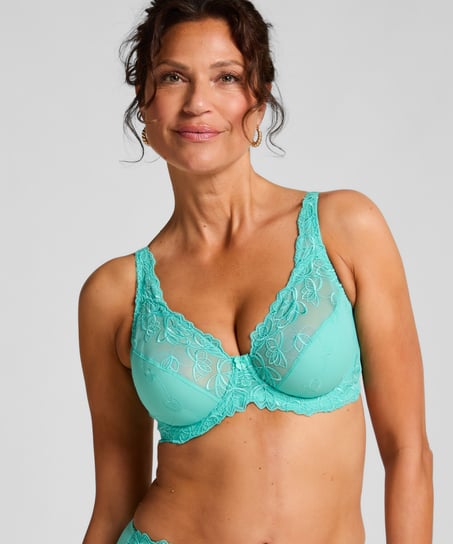Diva Non-Padded Underwired Bra, Blue
