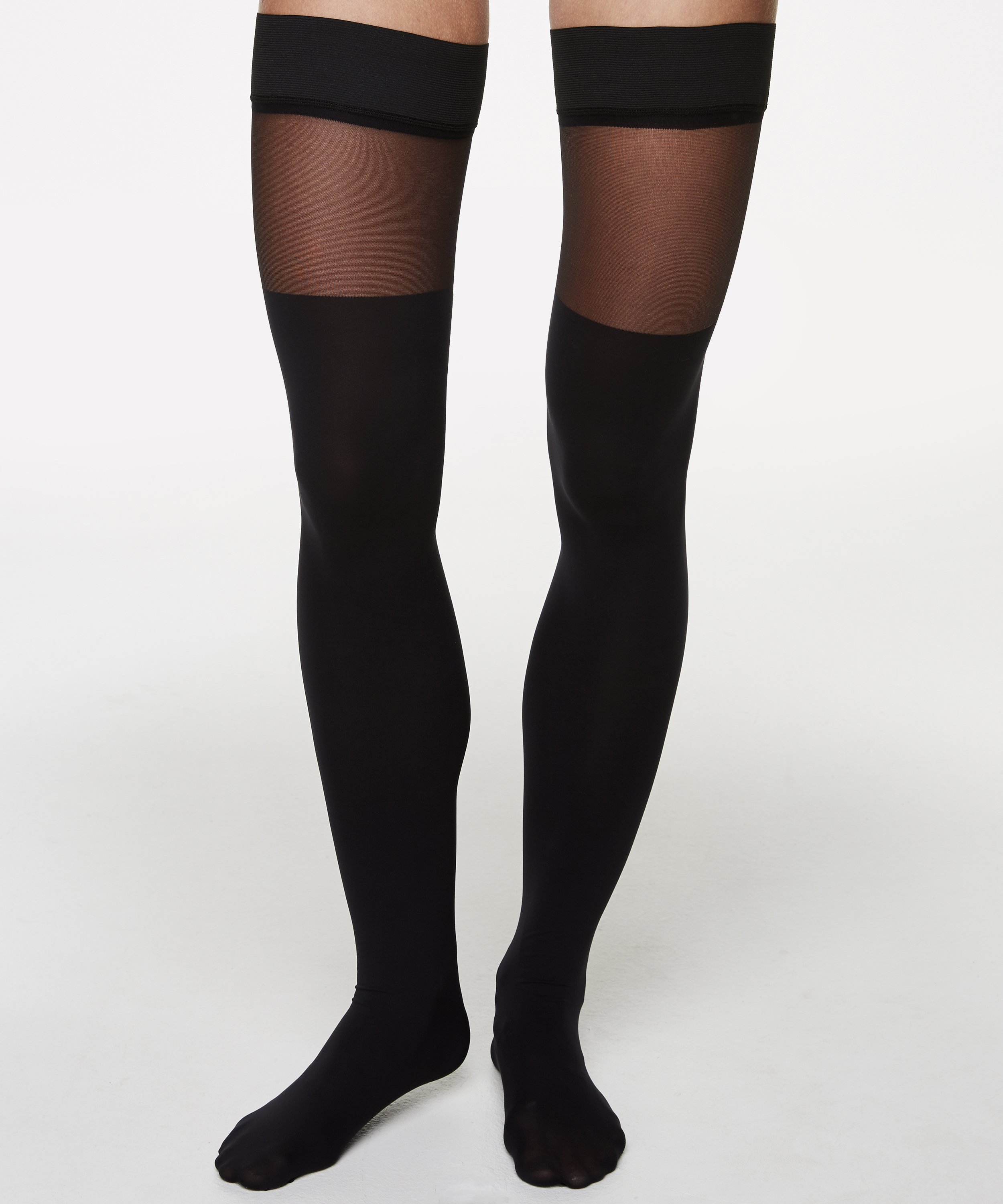 Corsetry 5D Overknee Hold-Ups, Black, main