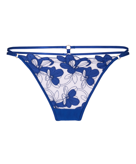 Highleg Thong Beatrice, Blue
