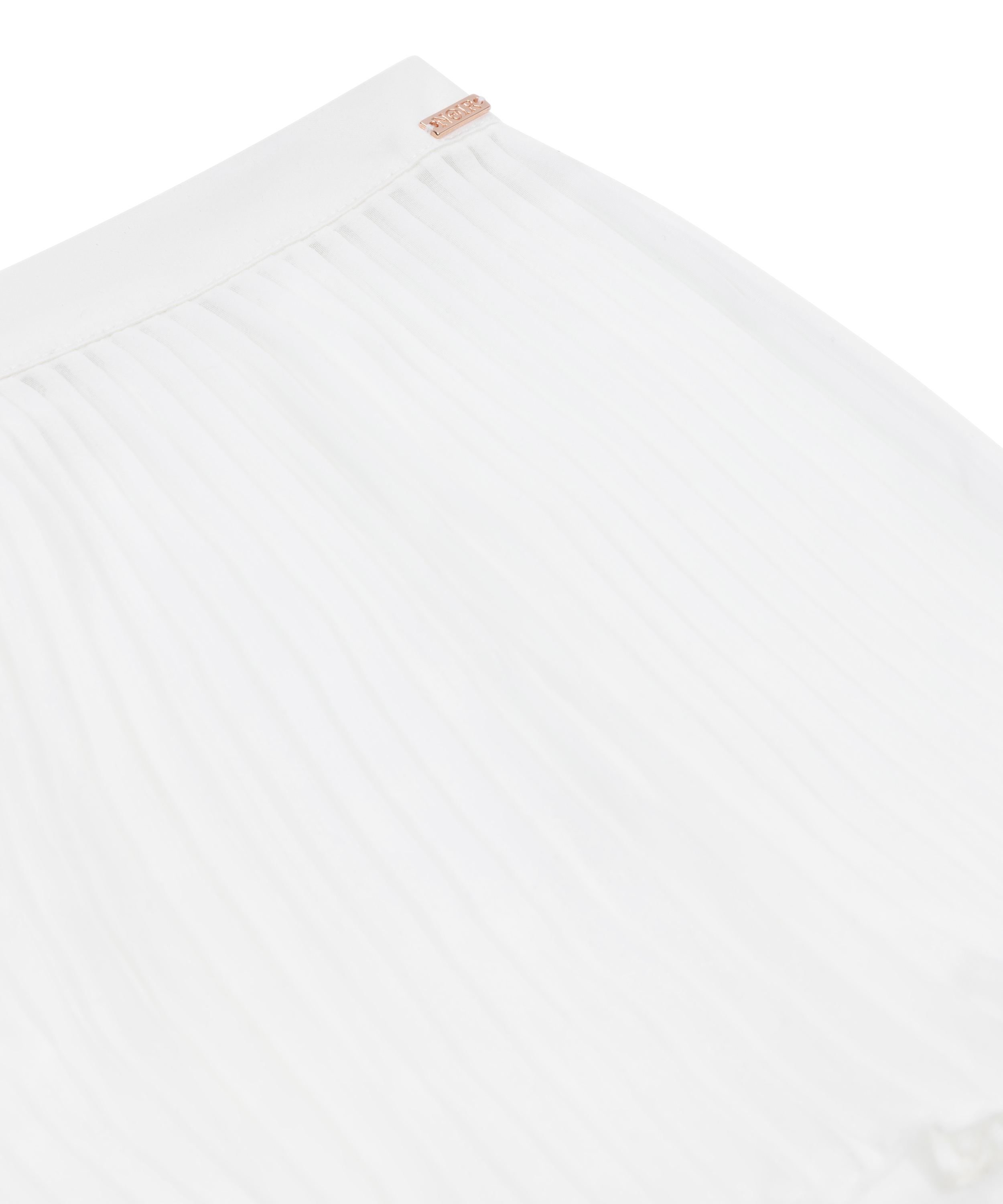 Plisse Lace Shorts, White, main