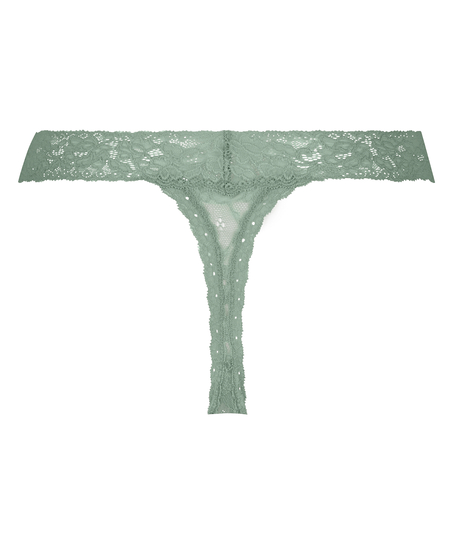 Madison Extra Low Thong, Green