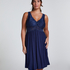 Nora Lace Slip Dress, Blue