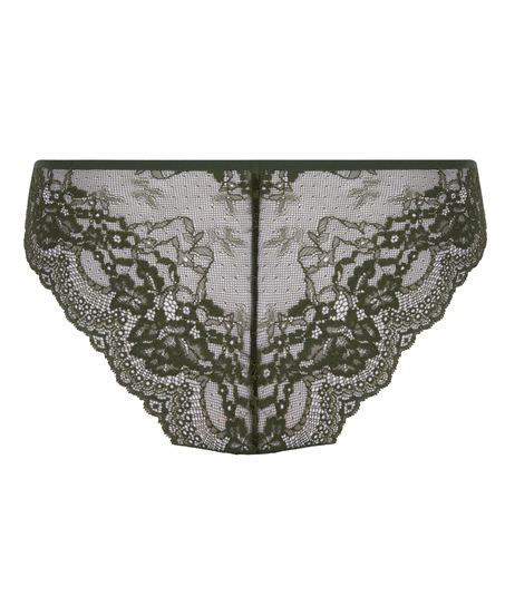 Invisible Lace Back Brazilian, Green