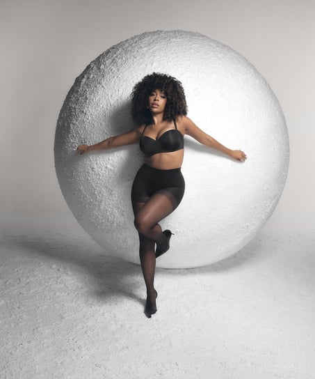 Smooth Padded Underwired Strapless Push-Up Bra, Black