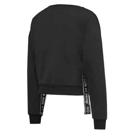 HKMX cropped sweater, Black