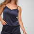 Short Velours Lace, Blue