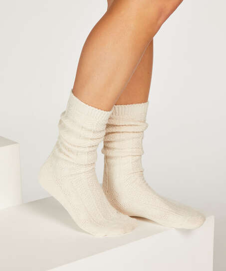 Myla Cosy Socks, White