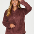 Fleece Snuggle Top, Purple