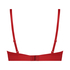 Padded Non-Wired Bra, Red