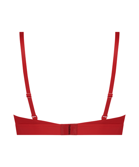 Padded Non-Wired Bra, Red