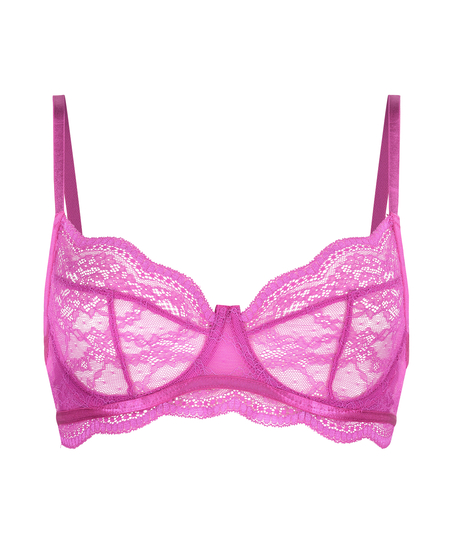 Isabelle non-padded underwired bra, Pink