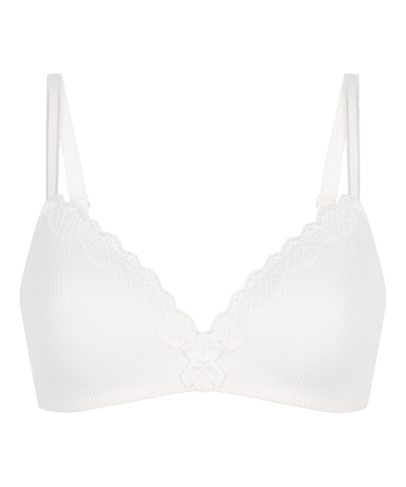 Lola Padded Non-Wired Bra, White