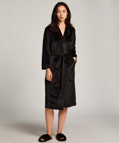 Bathrobe, Black