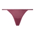 Invisible Stripe Mesh Thong, Red