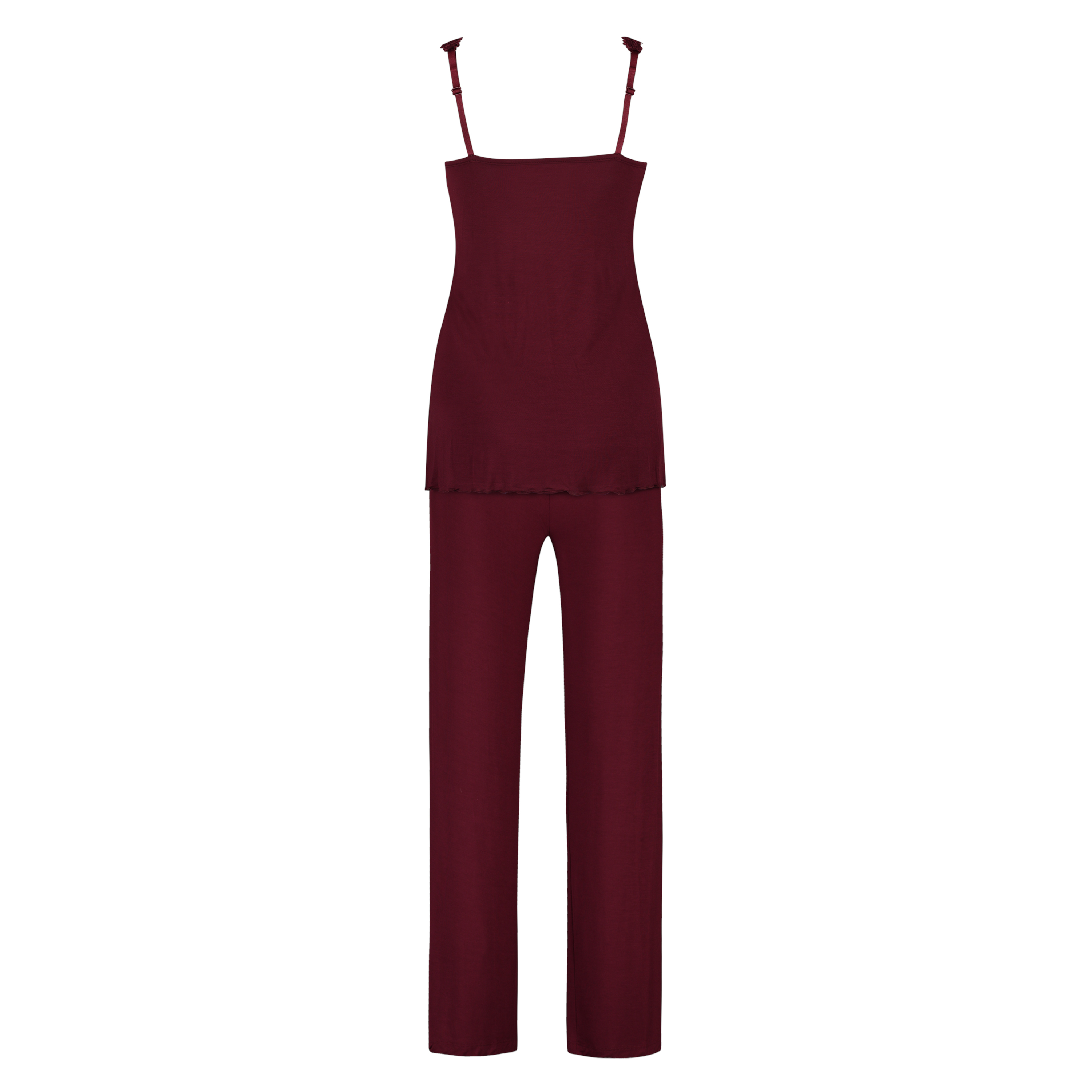 Pyjamaset Modal lace, Red, main