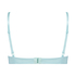 Plunge Padded Underwired Bra, Blue