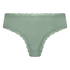 V-shaped Brazilian knickers mesh, Green