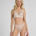 Non-Padded Underwired Longline Bra Peonie, White