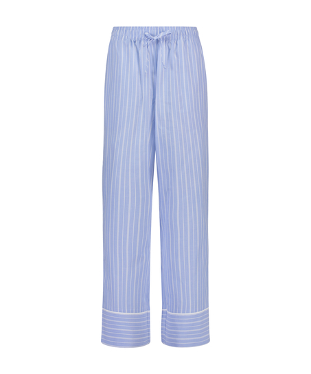 Cotton Pyjama Pants, Blue