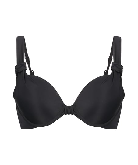 Padded Underwired Bikini Top Luxe, Black