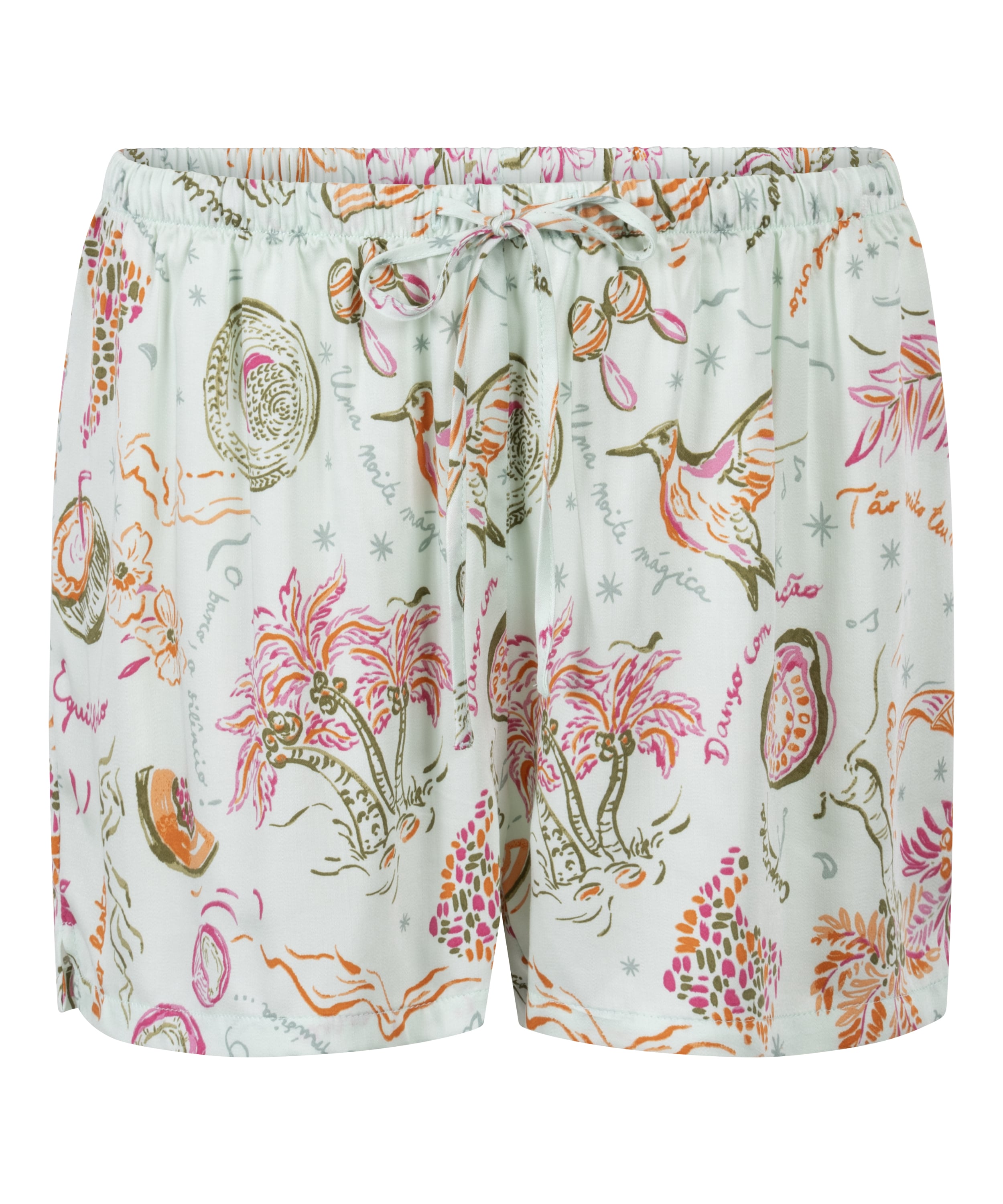 Satin Short, Green, main