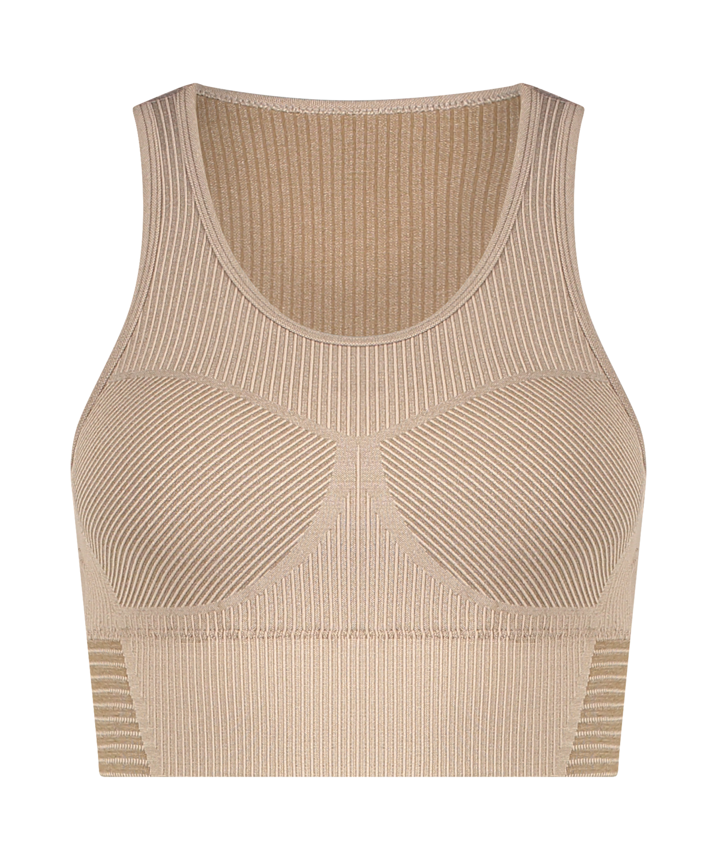 HKMX Seamless Sports Bra, Gray, main