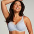 Nina Non-Padded Underwired Minimizer Bra, Blue