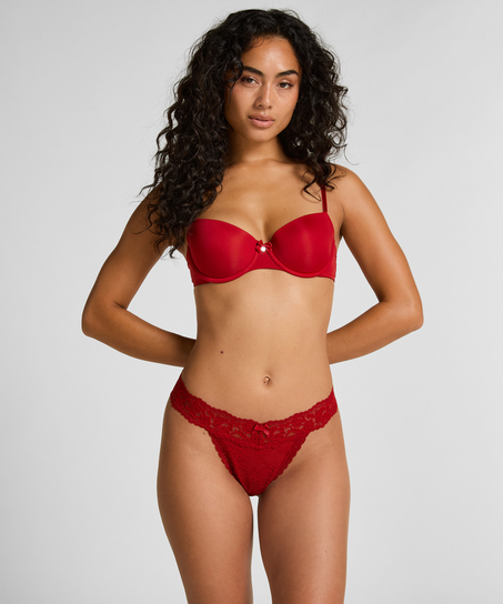 Madison Extra Low Thong, Red