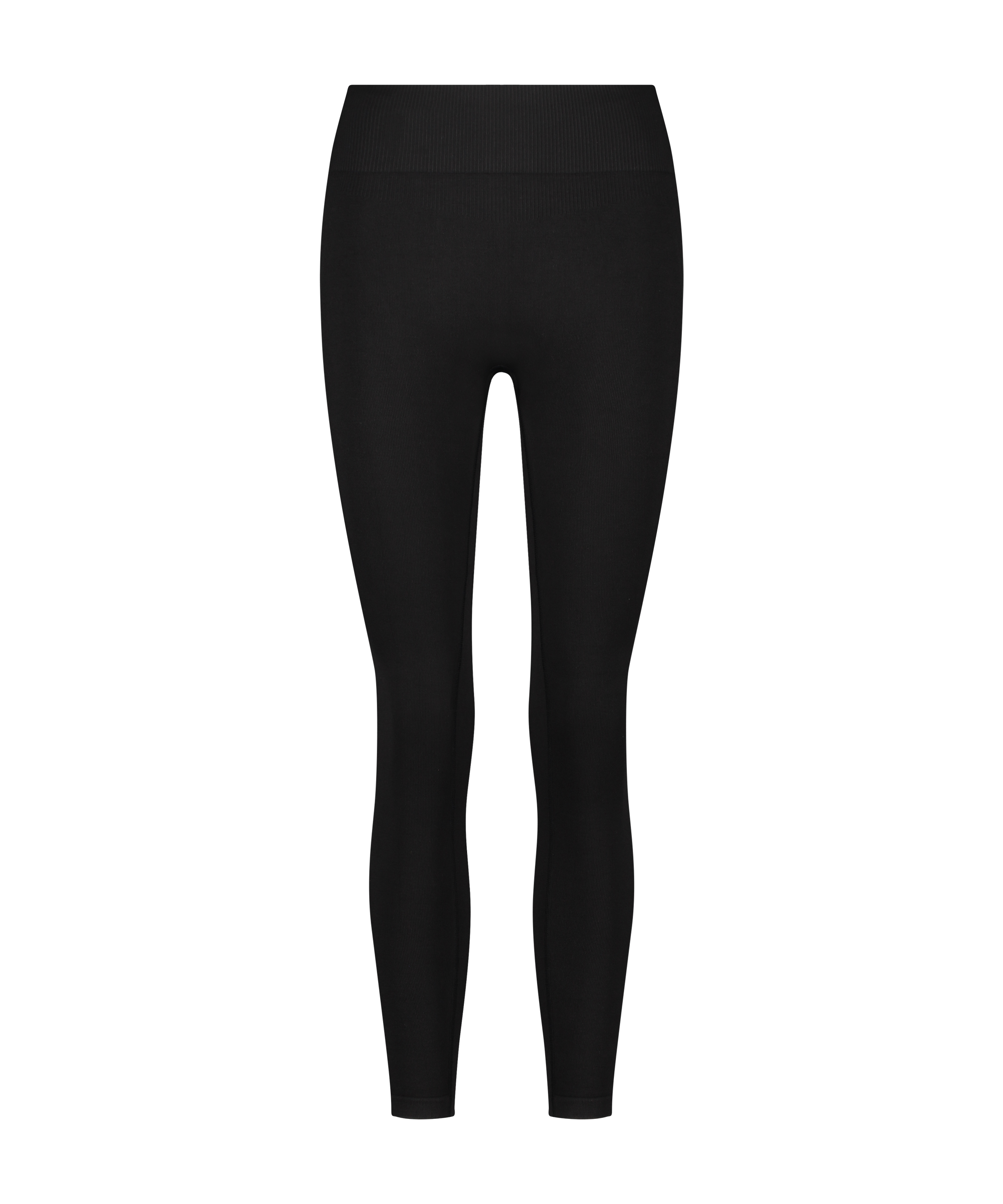 HKMX High waisted seamless sport legging, Black, main