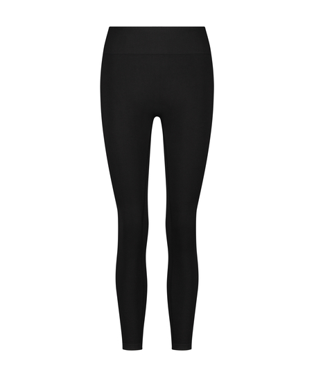 HKMX High waisted seamless sport legging, Black