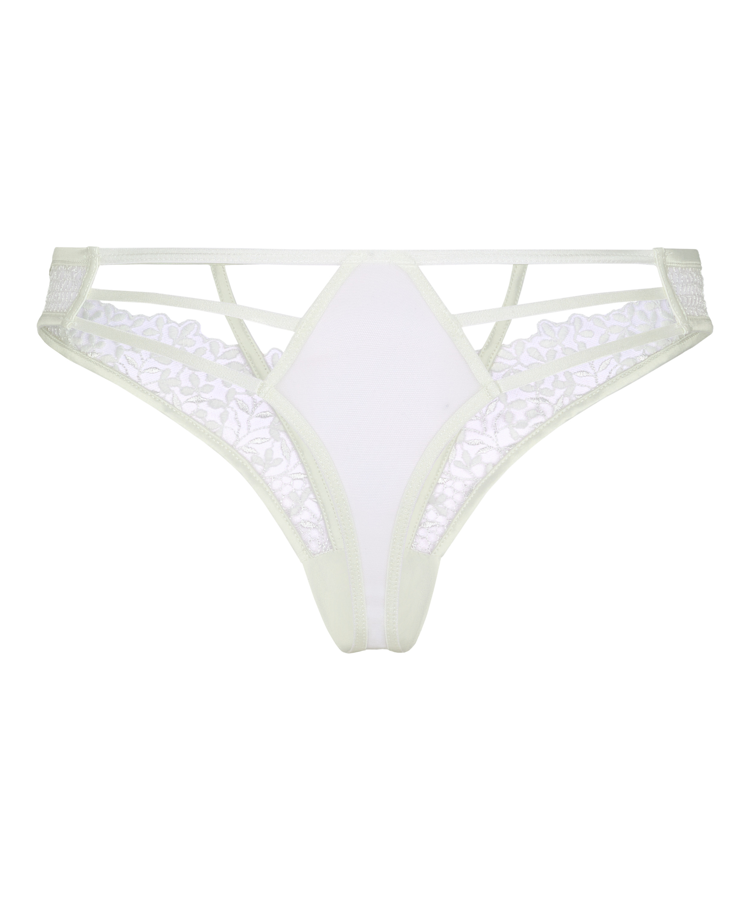 Kristina Highleg Thong, White, main