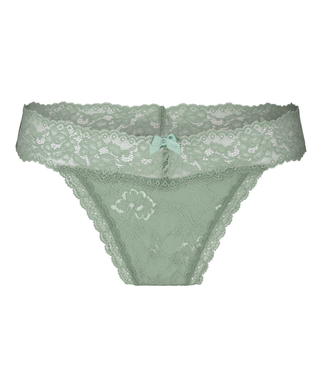 Madison Extra Low Thong, Green