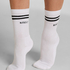 Cotton Crew Socks, Black