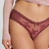 V-shaped Brazilian knickers mesh, Pink