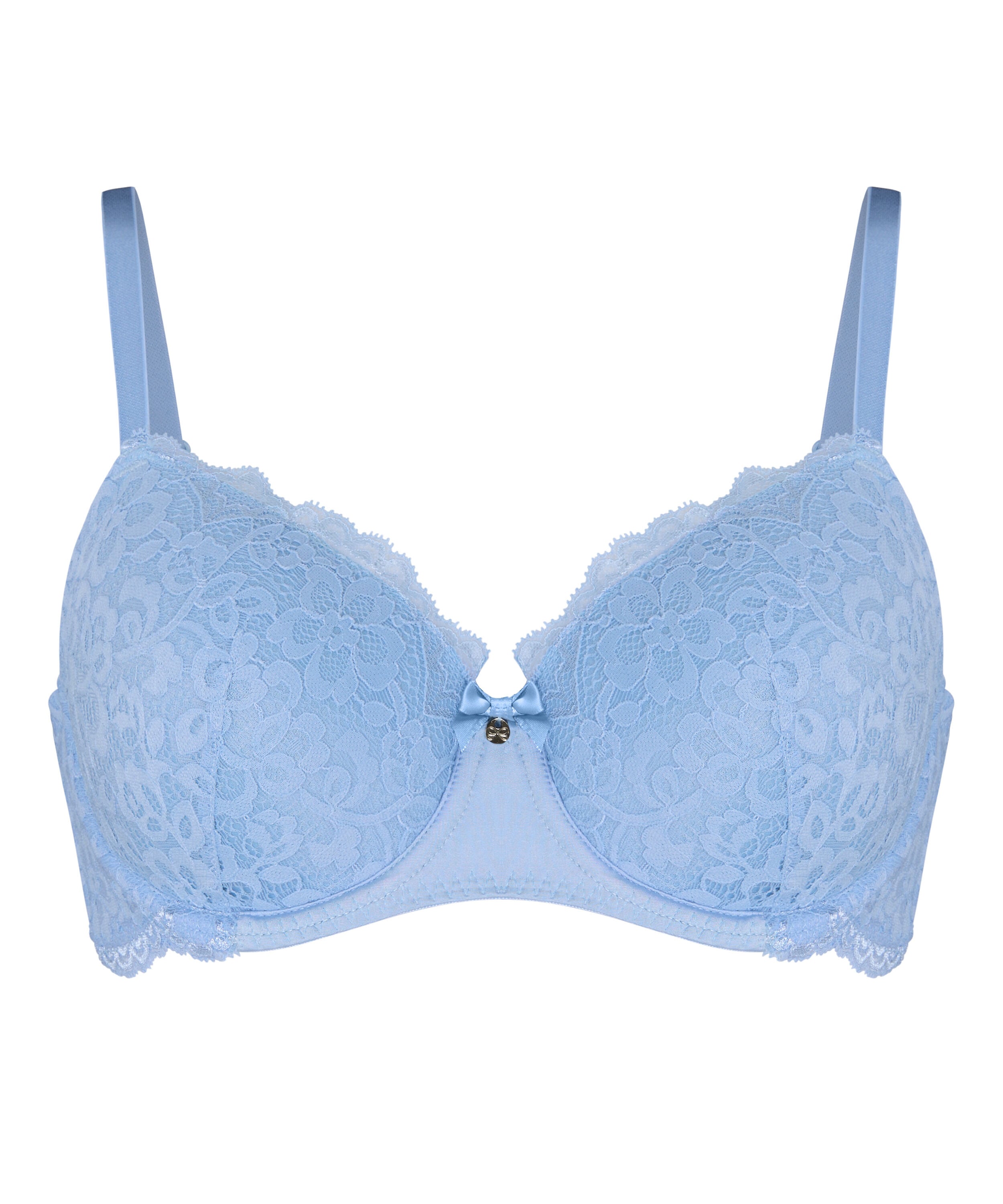Marine Padded Underwired Bra, Blue