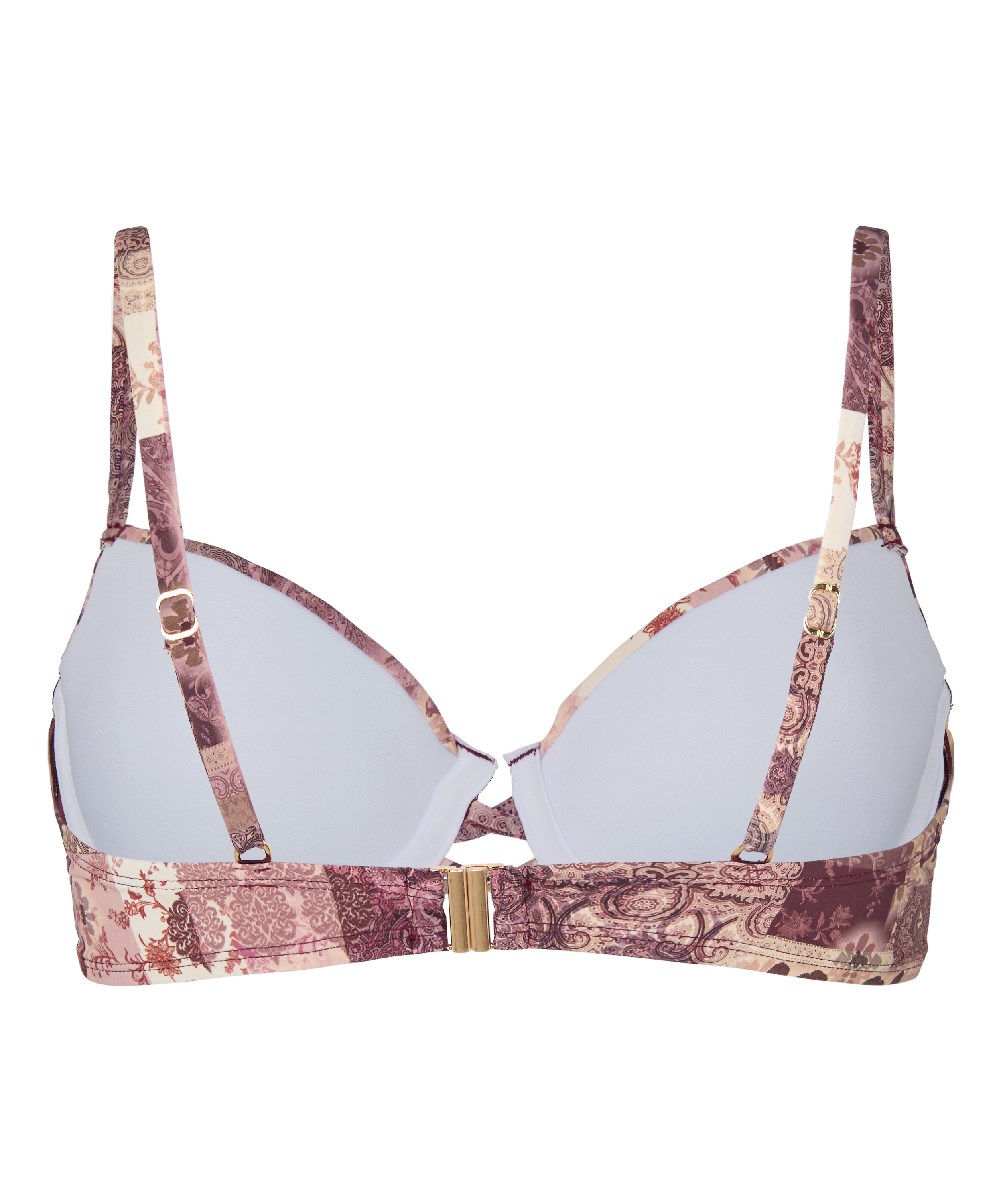 Padded Underwired Bikini Top Ibiza, Purple, main