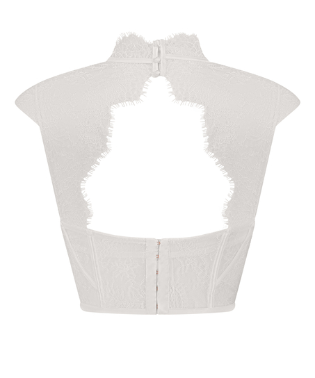 Lace Camille Top, White
