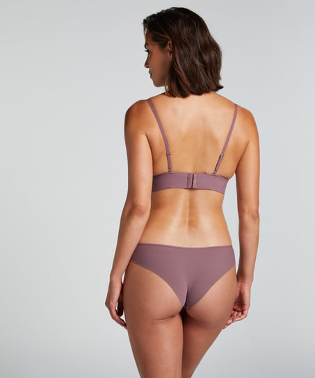 Invisible Brazilian Stripe mesh, Purple