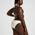 Triangle Bikini Top Crinkle, White