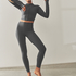 HKMX High Waist Leggings, Gray