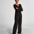 Henley Pyjama Top, Black