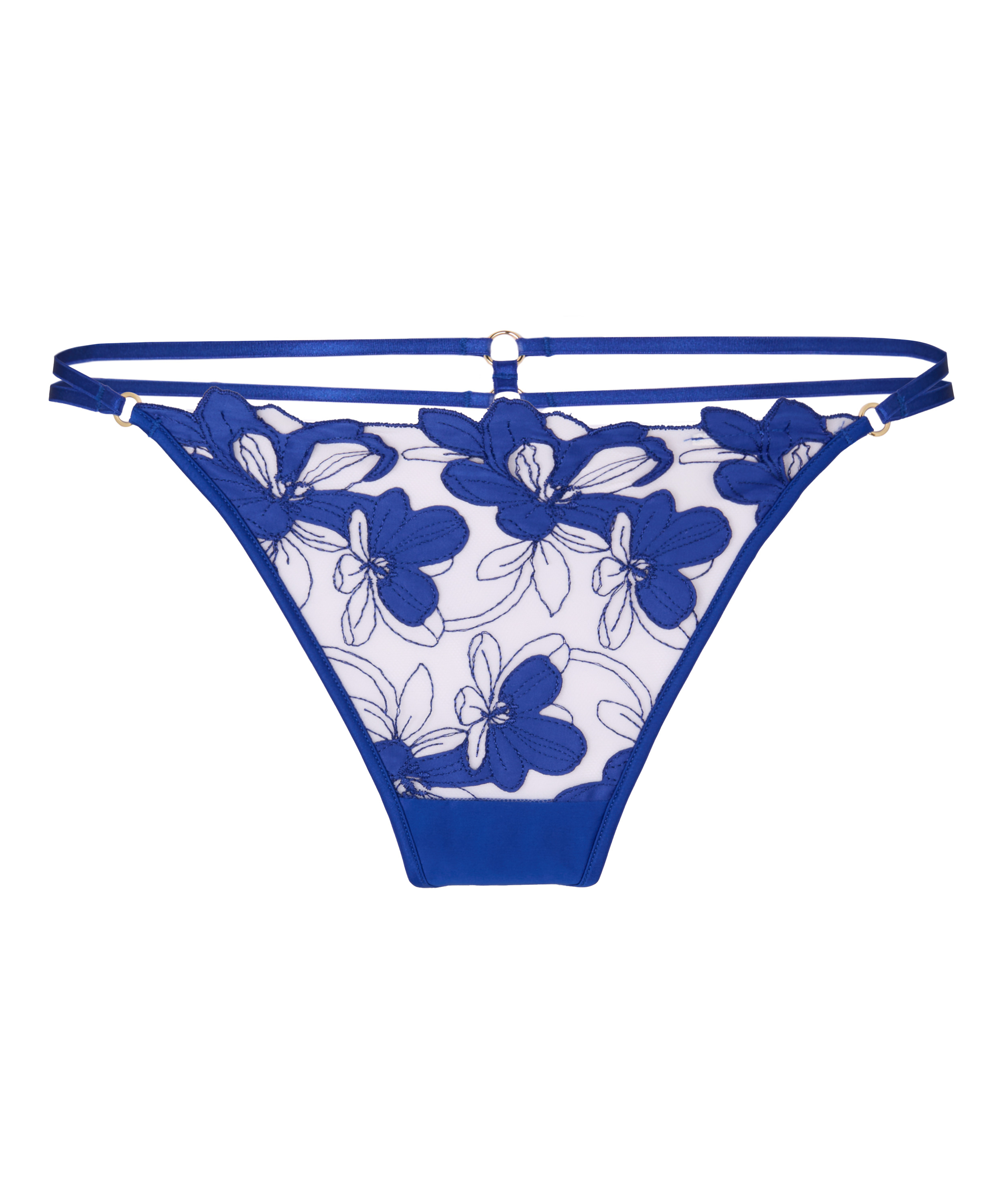 Highleg Thong Beatrice, Blue, main