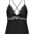 Satin Marcela Cami Top, Black