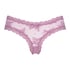 V-shaped Brazilian knickers mesh, Purple